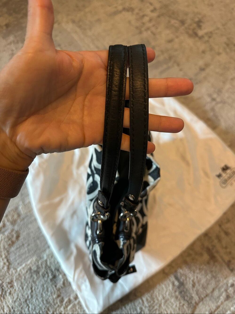 Coach OP Signature Shoulder Purse Tote - Picture 8 of 10